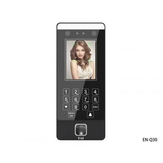 Vizyotek OP-FDP15 yuz tanima ve parmak izi terminali - Web PDKS uyumlu cift dogrulama