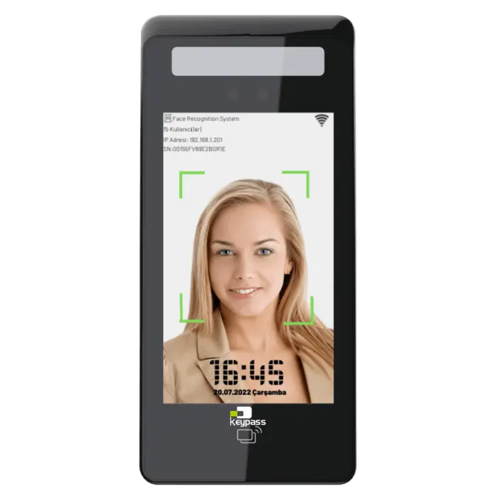 UFace 5 KVKK uyumlu yuz tanima cihazi - Web PDKS uyumlu kisisel veri koruma sertifikali