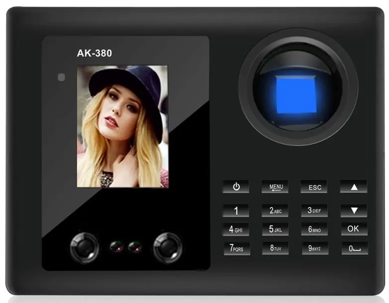 AK 380 profesyonel yuz tanima cihazi - Web PDKS uyumlu fabrika ve ofis terminali